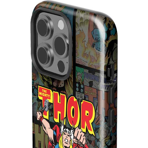 Marvel Classic Comics The Mighty Thor Vintage iPhone 15 Pro Impact Case